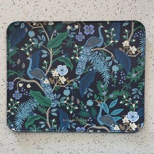 Rifle Paper Co. Peacock and Floral Mouse Pad